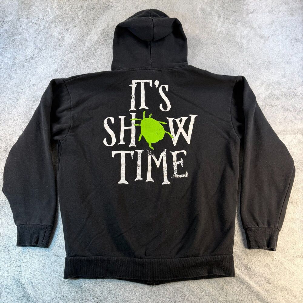 Beetlejuice The Musical Hoodie Men's L Black It's Show Time Broadway